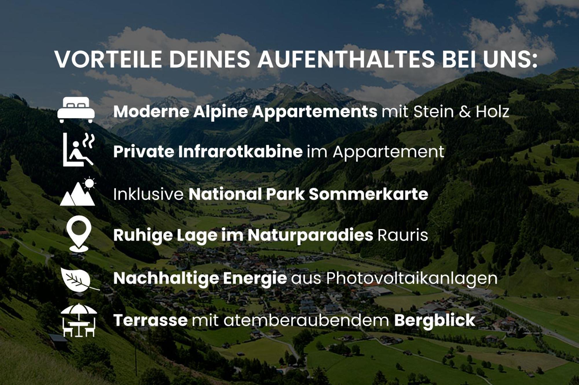 Alpine Apartment Goldquell - Infrarot Kabine, National Park Sommerkarte Und Bergblick Раурис Экстерьер фото